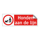 Honden aan de lijn
