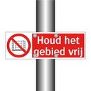 Houd het gebied vrij