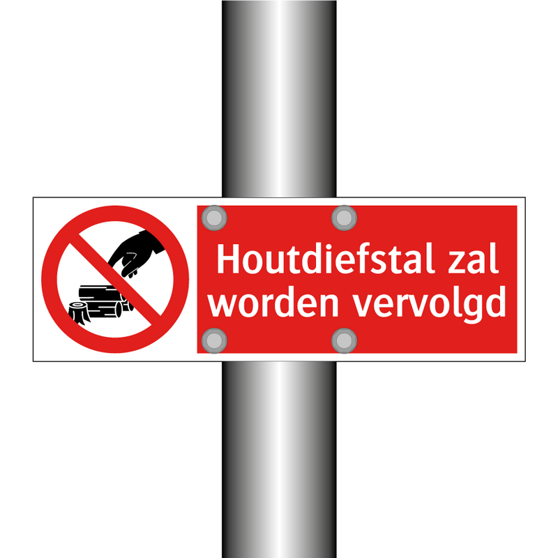Houtdiefstal zal worden vervolgd