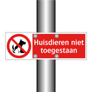 Huisdieren niet toegestaan