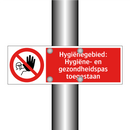 Hygiënegebied: Hygiëne- en gezondheidspas toegestaan