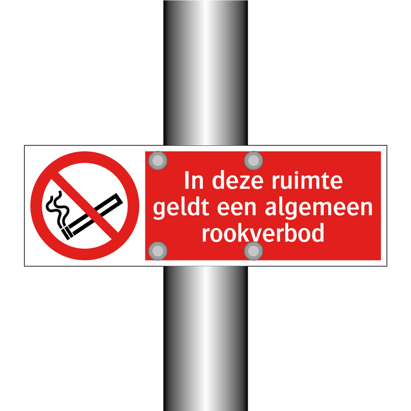 In deze ruimte geldt een algemeen rookverbod