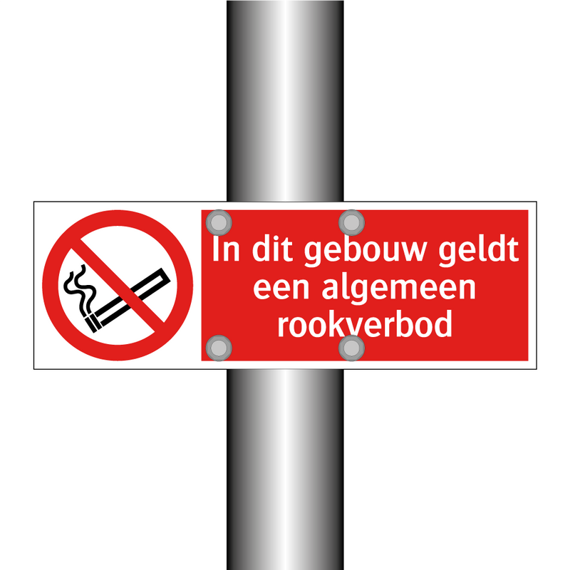 In dit gebouw geldt een algemeen rookverbod