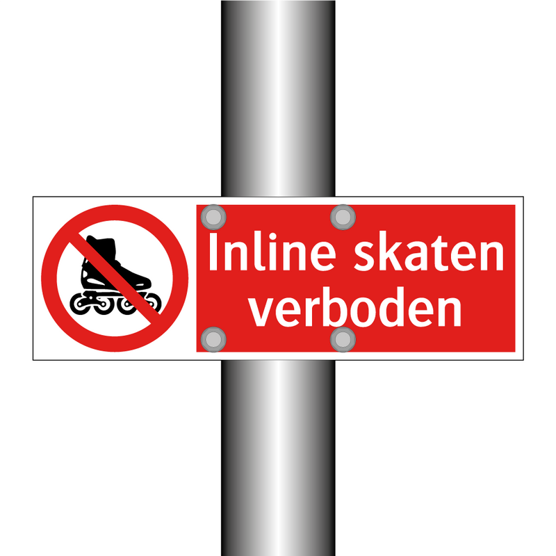 Inline skaten verboden