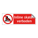 Inline skaten verboden