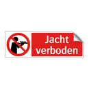 Jacht verboden