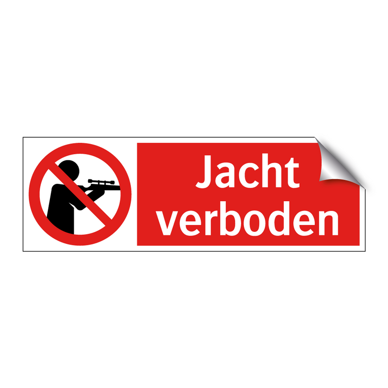 Jacht verboden
