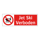 Jet Ski Verboden