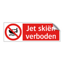 Jet skiën verboden
