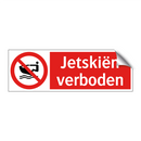 Jetskiën verboden