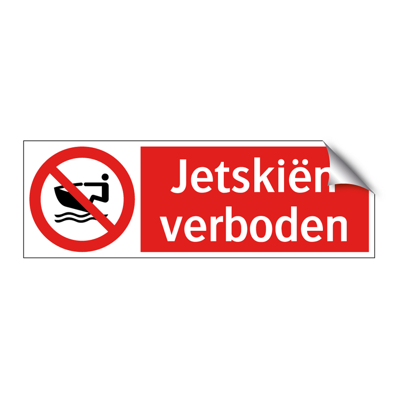 Jetskiën verboden