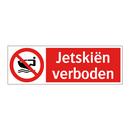 Jetskiën verboden
