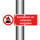 Kamperen en caravans verboden