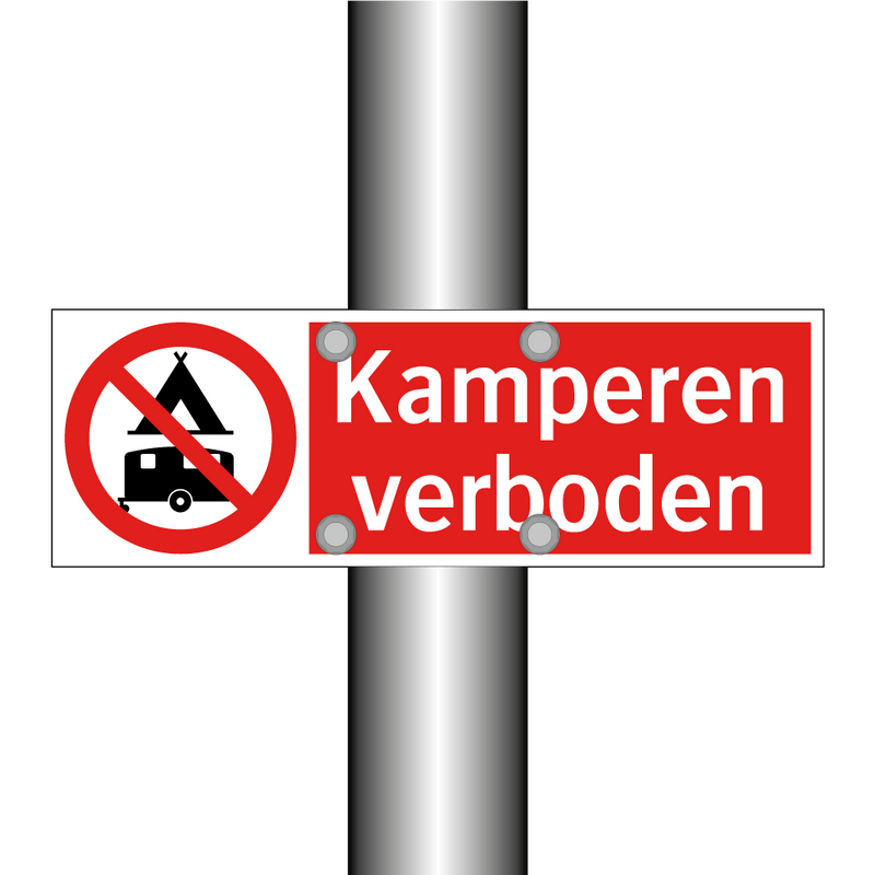 Kamperen verboden