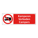 Kamperen Verboden Campers