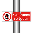 Kampvuren verboden