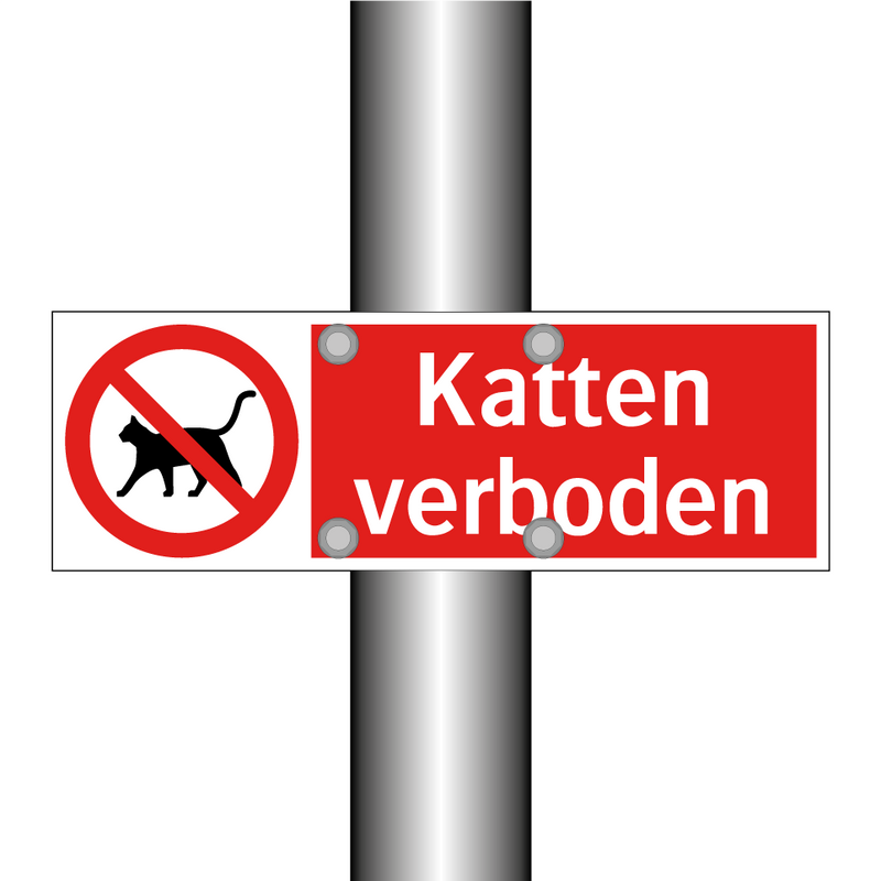 Katten verboden