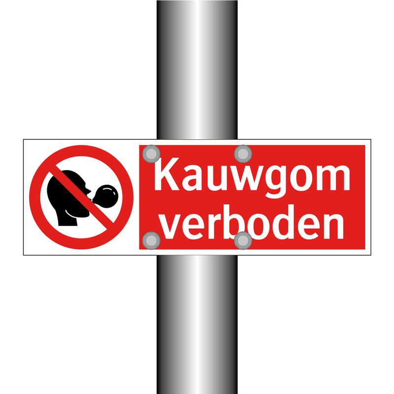 Kauwgom verboden
