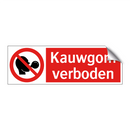 Kauwgom verboden