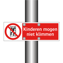 Kinderen mogen niet klimmen