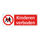 Kinderen verboden