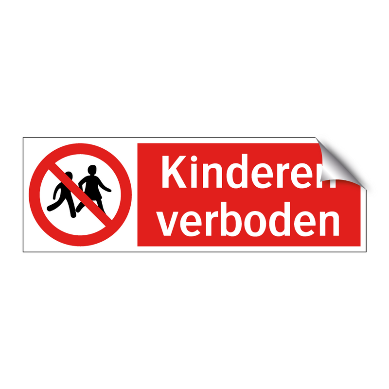 Kinderen verboden
