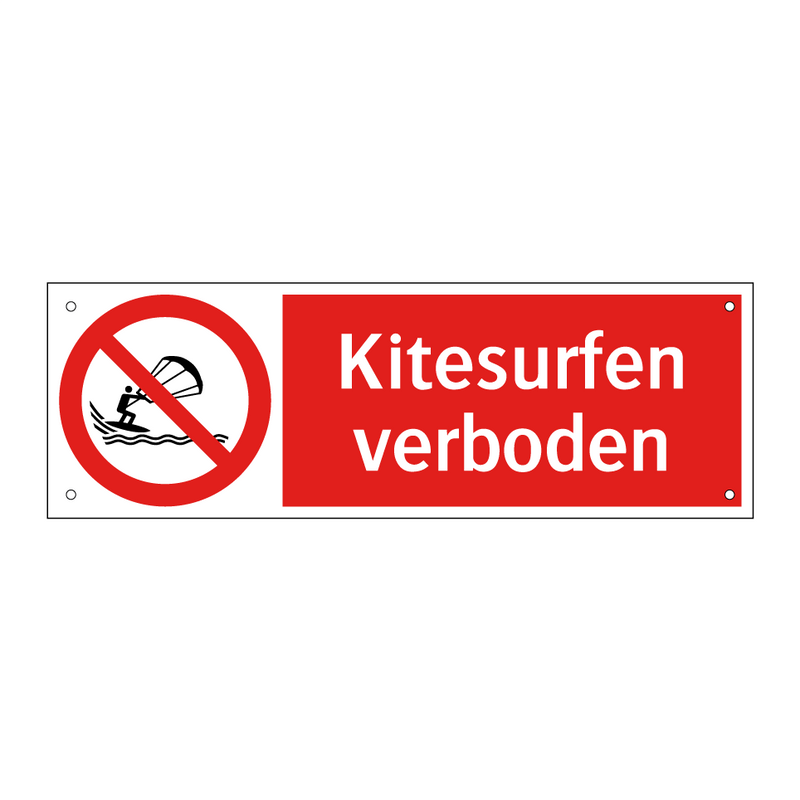 Kitesurfen verboden