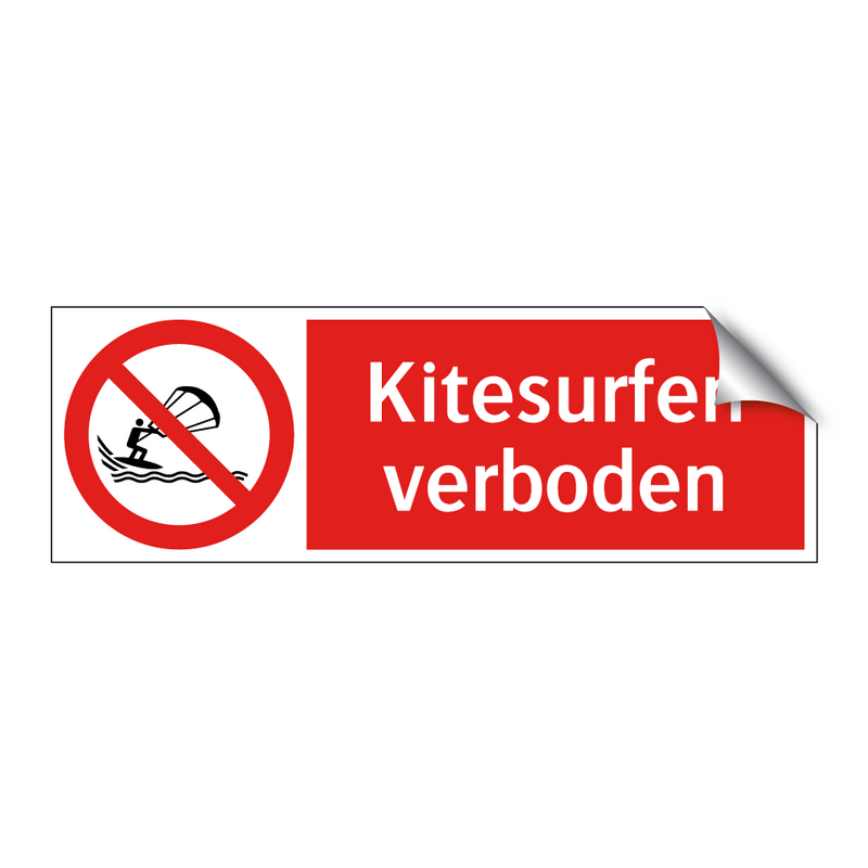 Kitesurfen verboden