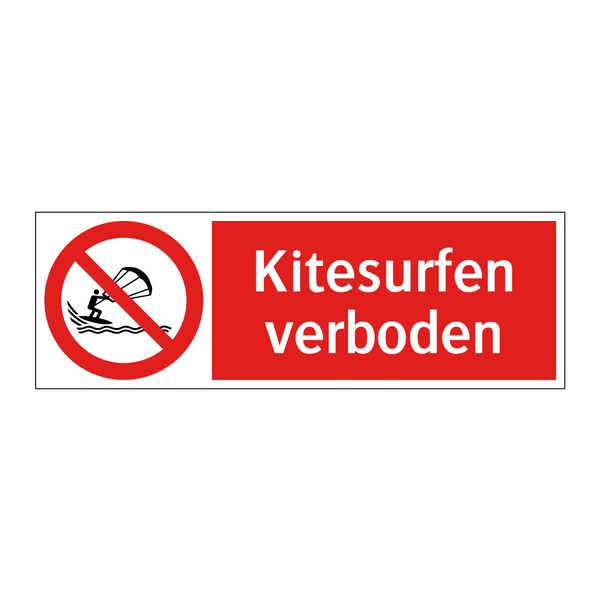 Kitesurfen verboden