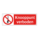 Knooppunt verboden