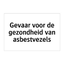 Gevaar voor de gezondheid van asbestvezels & Gevaar voor de gezondheid van asbestvezels
