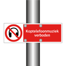 Koptelefoonmuziek verboden