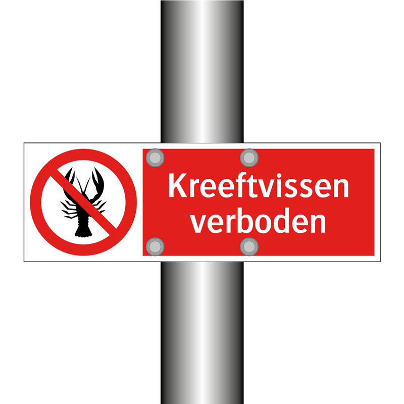 Kreeftvissen verboden