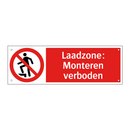 Laadzone: Monteren verboden