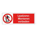 Laadzone: Monteren verboden