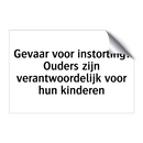 Gevaar voor instorting: Ouders zijn verantwoordelijk voor hun kinderen