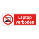 Laptop verboden