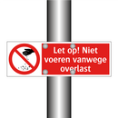 Let op! Niet voeren vanwege overlast