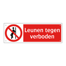 Leunen tegen verboden