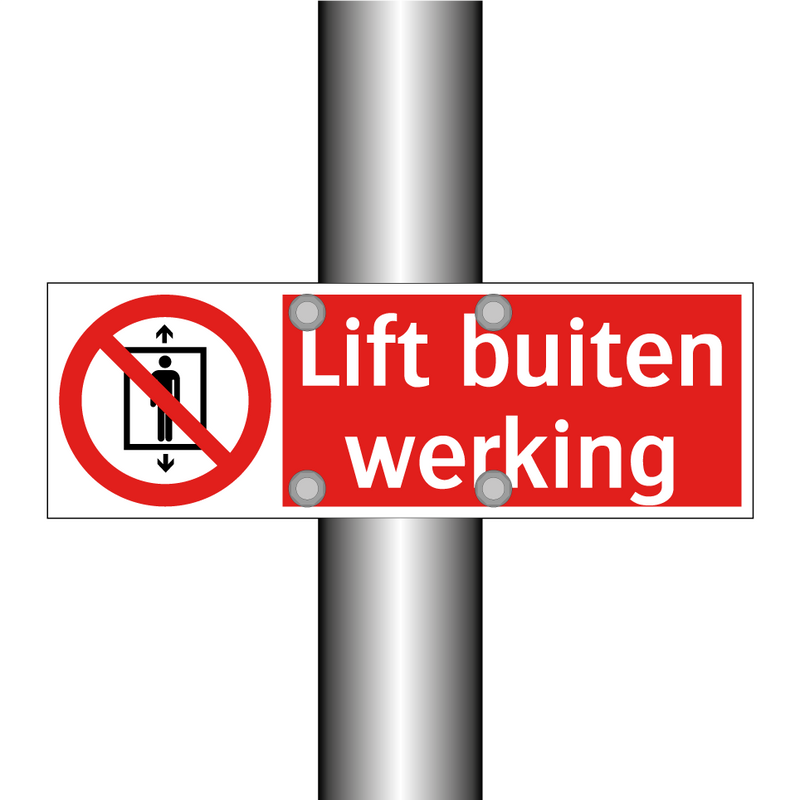 Lift buiten werking