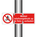 Mobiel telefoongebruik op de fiets is verboden