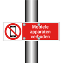 Mobiele apparaten verboden