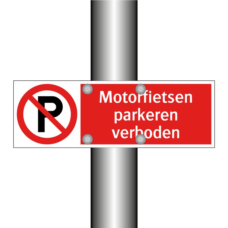 Motorfietsen parkeren verboden