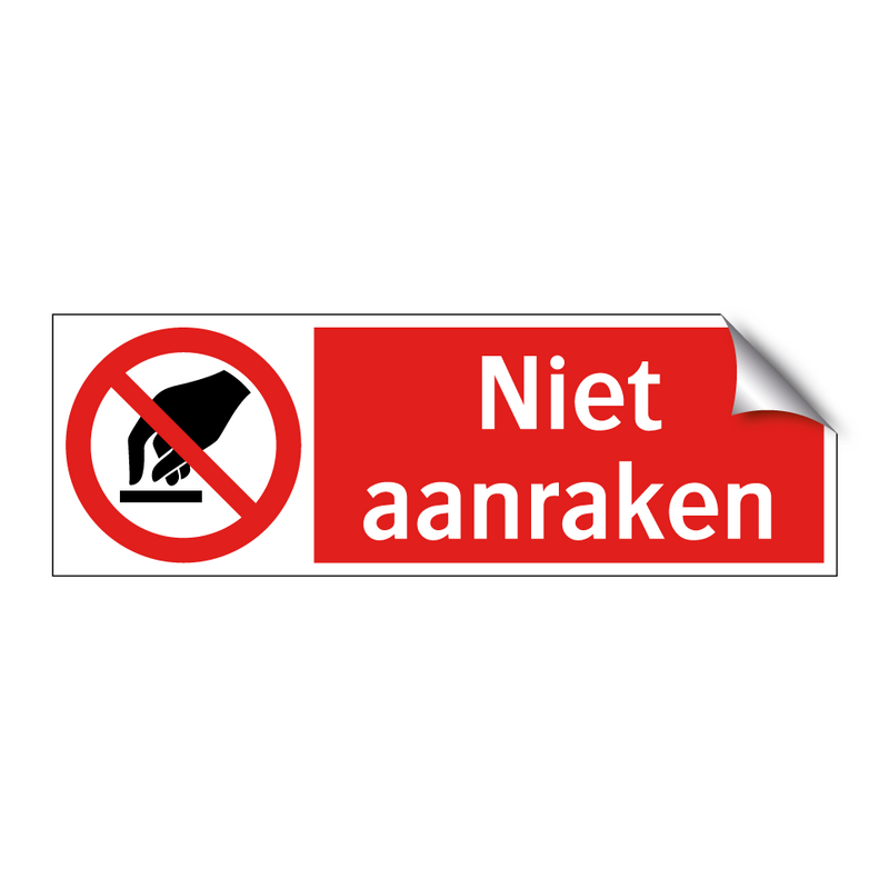 Niet aanraken