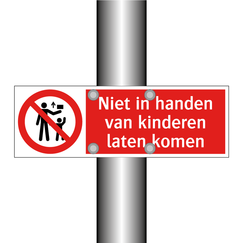 Niet in handen van kinderen laten komen