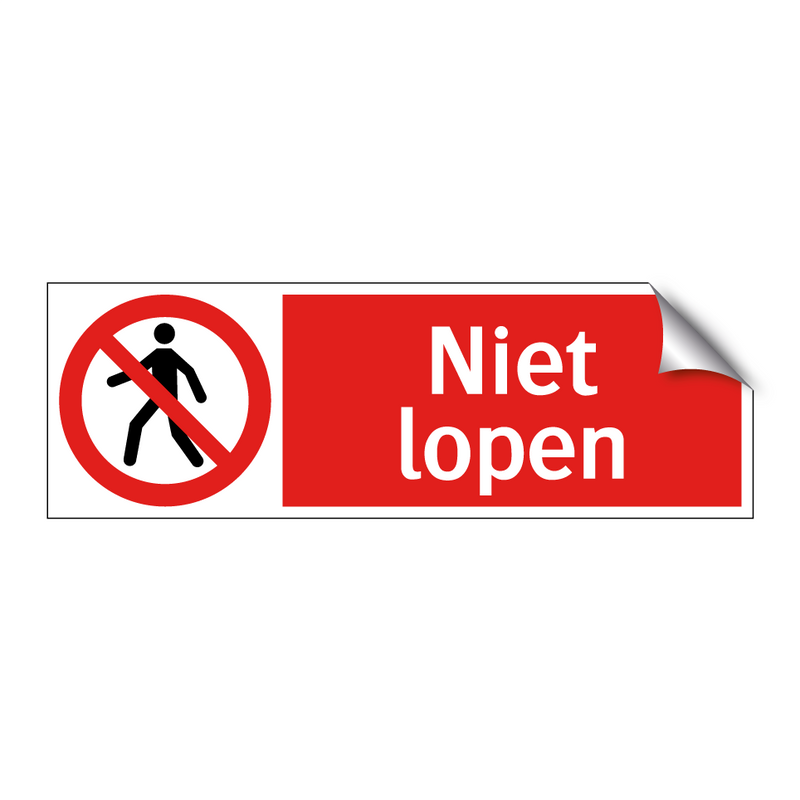 Niet lopen