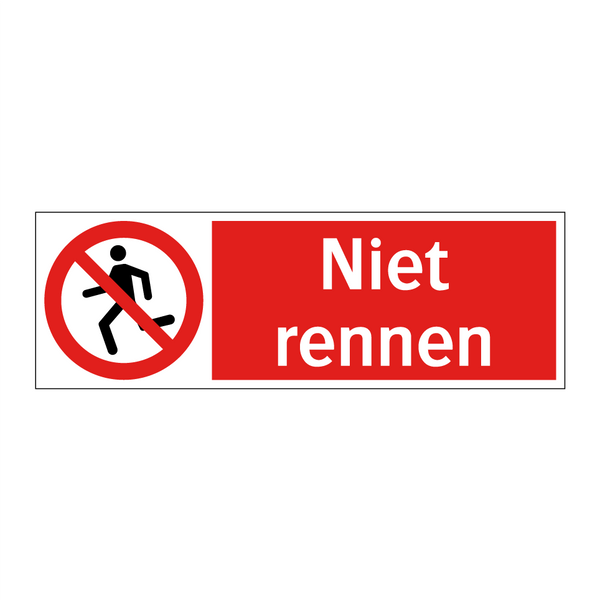 Niet rennen