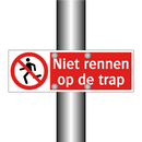 Niet rennen op de trap
