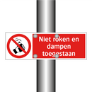 Niet roken en dampen toegestaan