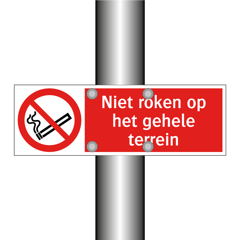 Niet roken op het gehele terrein